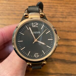 Fossil Georgia Watch - Rose Gold and Grey